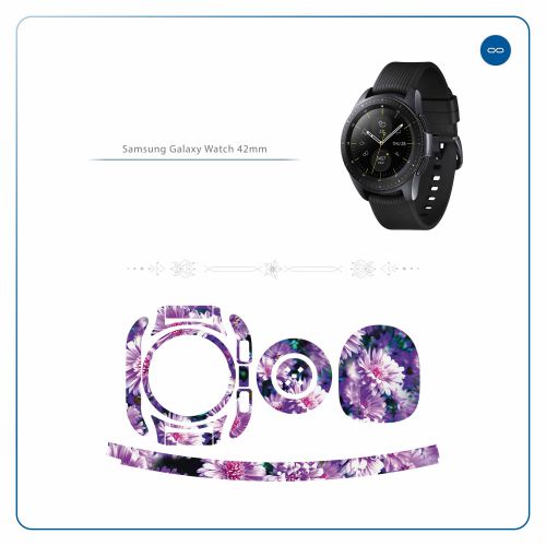 Samsung_Galaxy Watch 42mm_Purple_Flower_2